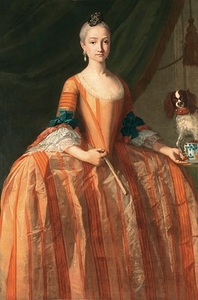 Portrait Of The Infanta Maria Josefa De Borbón [1744–1801] by Giuseppe Bonito [1707–1789]